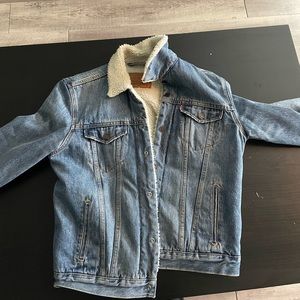 Men’s Levis Denim Sherpa Jacket